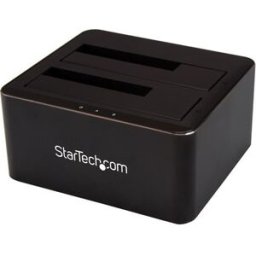 Startech.com StarTechcom Docking Station USB 30 de 2 Bahías SATA de 25 o 35 Pulgadas para SSD o Disco Duro Base de Conexión para Unidades de Disco