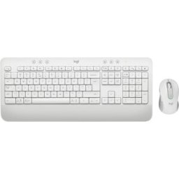 Logitech Signature MK650 Combo For Business teclado Ratón incluido Bluetooth QWERTY Danés Finlandés Noruego Sueco Blanco