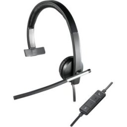 Logitech H650e Auriculares Alámbrico Diadema OficinaCentro de llamadas USB tipo A Negro Plata