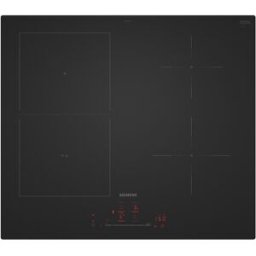 Siemens Placa de inducción iQ500, 4 zonas - ED61AHSC1E. Negro mate