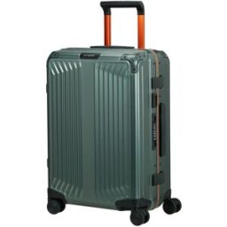 Samsonite Maleta de cabina Lite-Box Alu Spinner 55/20 rígida con capacidad de 40 L. Naranja