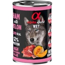 Alpha Spirit Jamón con Melón Perro Latas 6 x 400 gr