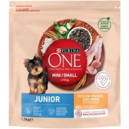 Purina One Mini Perro Junior Pollo y Arroz 1.5 Kg