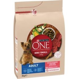 Purina One Mini Perro Adulto Buey y Arroz 3 Kg