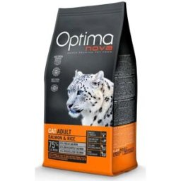 Optima Nova Adult Salmón y Arroz para Gatos 8 Kg