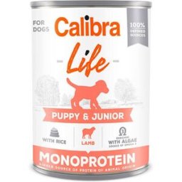 Calibra Life Puppy Junior Cordero y Arroz Monoprotein Lata para Perros 400 gr
