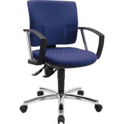 TST PRO30C BL - Silla de oficina TOPSTAR Pro 30 cromo, azul