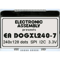 DISPLAY VISIONS EA DOGXL240W-7 - Módulo gráfico con pantalla RAM, 84 x 42,9 mm, 240 x 128 puntos,