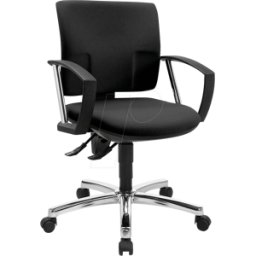 TST PRO30C SW - Silla de oficina TOPSTAR Pro 30 cromo, negro