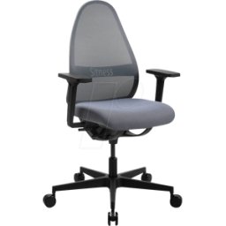 TST SITNESSA GR - Silla de oficina TOPSTAR Sitness Arte suave, gris