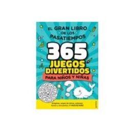 Penguin Random House Grupo Editorial El Gran Libro De Los Pasatiempos: 365 Juegos Divertidos Para Niños Y Niñas