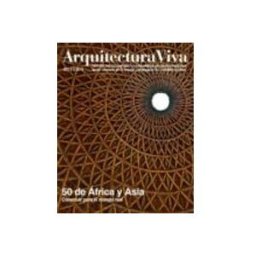 Arquitectura Viva S L Arquitectura Viva Nº 201: 50 De Africa Y Asia