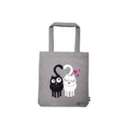 Bolsa De Tela Caras Gato Ref. 27485