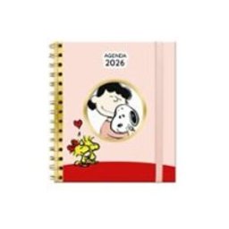 Agenda Anual Espiral Pocket A6 S/v Snoopy 2026