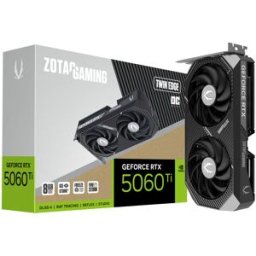 ZOTAC Tarjeta Gráfica GeForce® RTX 5060 Ti Twin Edge OC 8GB GDDR7 DLSS4