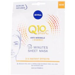 Nivea Q10+ Vitamina C anti-arrugas+energizante mascarilla facial 1 u
