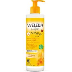 Weleda Baby caléndula champú y gel de ducha 400 ml