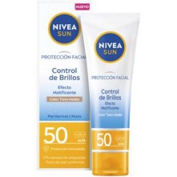 Nivea Sun Control Brillos facial matificante medio SPF50 40 ml