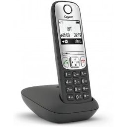 Siemens Gigaset A690 Teléfono analógico Negro, Plata