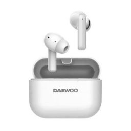 Auriculares Bluetooth Daewoo DW2005 con estuche de carga - Autonomía 6h - Blancos