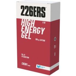 226ers 226ers estuche 6ud high energy gel 76gr caffeine cherry 160mg