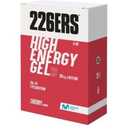 226ers 226ers estuche 8ud high energy gel 45gr caffeine cherry 95mg