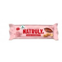 Natruly barritas raw de cacao y cacahuete caja 24ud bio