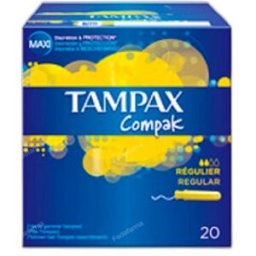 Tampax tampax compak regular caja mixta 20 u