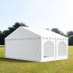 TOOLPORT 5x5 m Carpa para fiestas, PVC 700, blanco - (5107)
