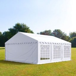 TOOLPORT 6x6 m Carpa para fiestas, PVC 700, blanco - (6053)