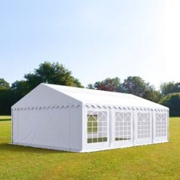 TOOLPORT 5x8 m Carpa para fiestas, PVC 700, blanco - (6114)