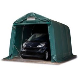 TOOLPORT 2,4x3,6m Carpa garaje, Lona de PVC, verde oscuro, sin Estática - (67835)
