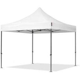 TOOLPORT 3x3 m Carpa plegable, PREMIUM acero 40mm, blanco - (600110)