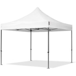 TOOLPORT 3x3 m Carpa plegable, PREMIUM acero 40mm, blanco - (600034)