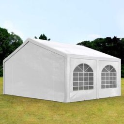 TOOLPORT 5x5 m Carpa para fiestas, PE 450, blanco - (91113)