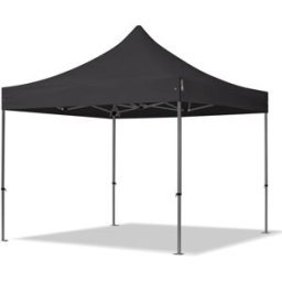 TOOLPORT 3x3 m Carpa plegable, PREMIUM acero 40mm, negro - (600000)