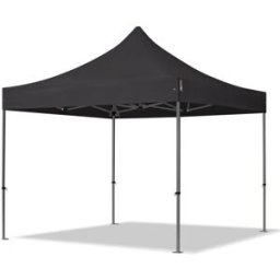 TOOLPORT 3x3 m Carpa plegable, PREMIUM acero 40mm, negro - (600106)