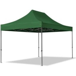 TOOLPORT 3x4,5 m Carpa plegable, PREMIUM acero 40mm, verde oscuro - (600050)