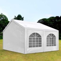 TOOLPORT 3x4 m Carpa para fiestas, PE 450, blanco - (91102)