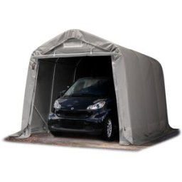 TOOLPORT 2,4x3,6m Carpa garaje, Lona de PVC, gris, sin Estática - (77836)