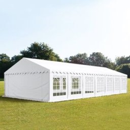 TOOLPORT 6x14 m Carpa para fiestas, PVC 700, blanco - (5109)