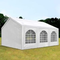 TOOLPORT 3x6 m Carpa para fiestas, PE 450, blanco - (91104)