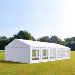TOOLPORT 6x12 m Carpa para fiestas, PVC 700, blanco - (4796)