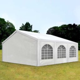 TOOLPORT 5x6 m Carpa para fiestas, PE 450, blanco - (91114)