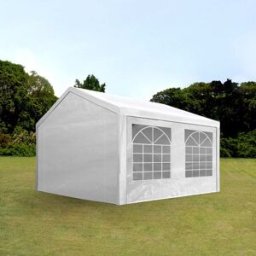 TOOLPORT 4x5 m Carpa para fiestas, PE 350, blanco - (90110)