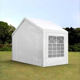 TOOLPORT 3x2 m Carpa para fiestas, PE 350, blanco - (90111)