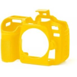Funda de silicona Easycover para Nikon D7500 Amarilla