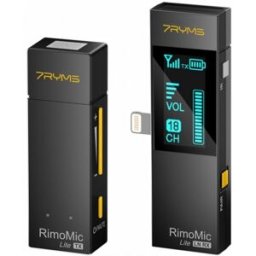Mini Micrófono Inalámbrico 7Ryms Rimomic Lite (Lightning) Negro