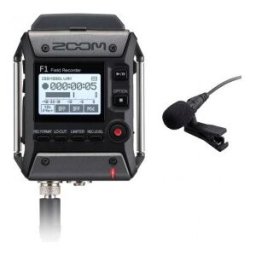 Grabadora de campo Zoom F1-LP con micrófono lavalier