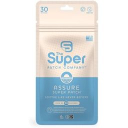 Assure Super Patch - Paquete de 30 parches. Tecnología vibrotáctil VTT 2.0 para ayudar a reducir las náuseas y el malestar por movimiento